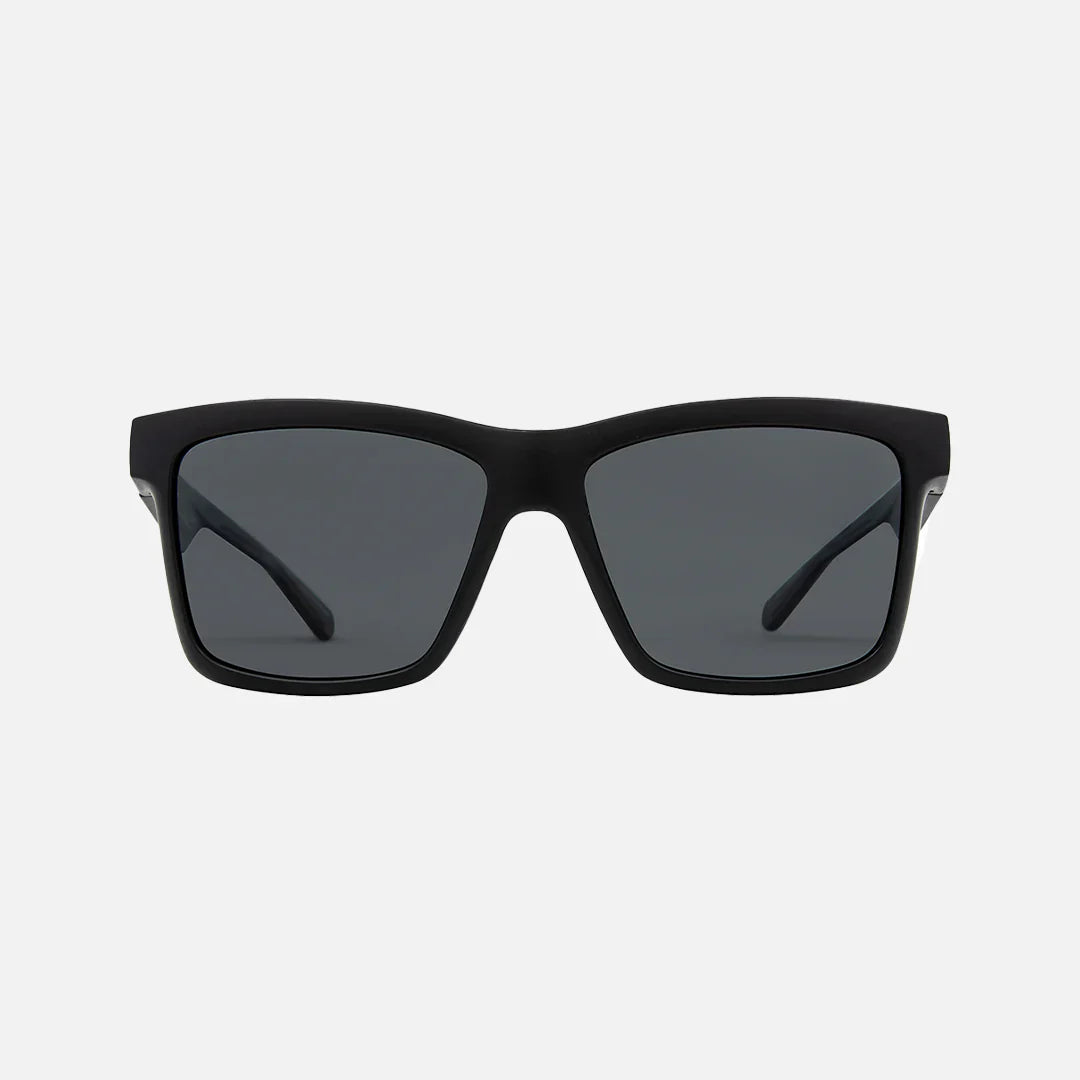 Voyager - Floating Matte Black with Gray Injected Polarized Hydrophobic Lens