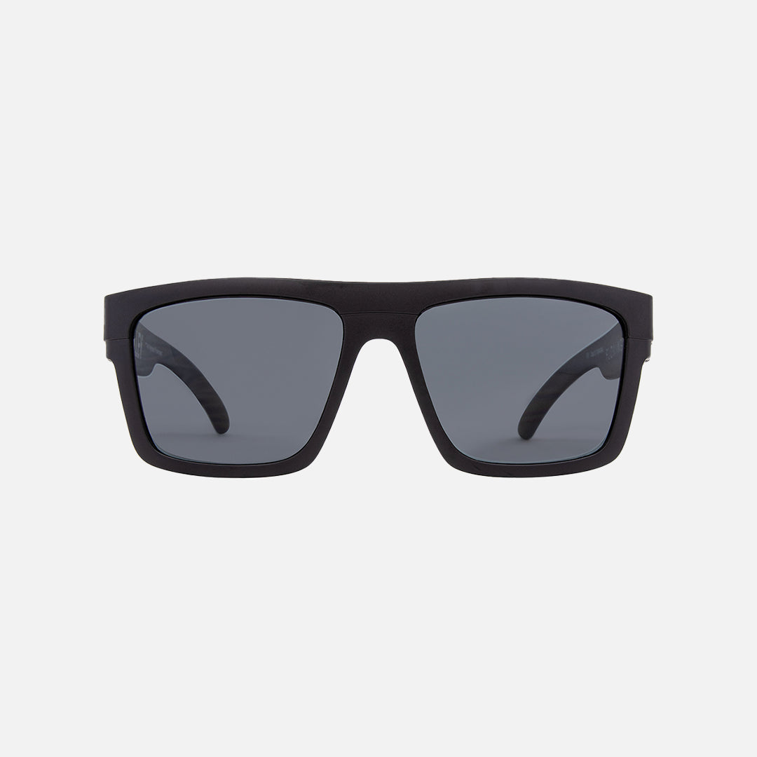 Volley - Floating Matte Black Frame Gray Injected Polarized Sunglasses