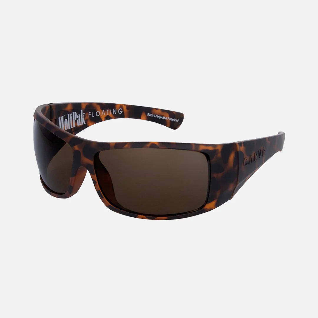 Wolfpak - Floating Matt Tort Frame with Brown Injected Polarized Hydrophobic Lens