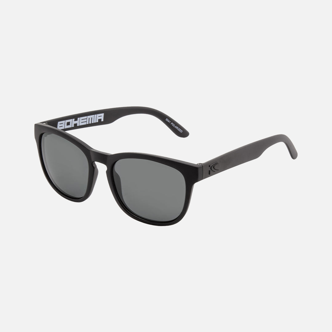 Bohemia - Floating Matte Black Frame Gray Injected Polarized Lens