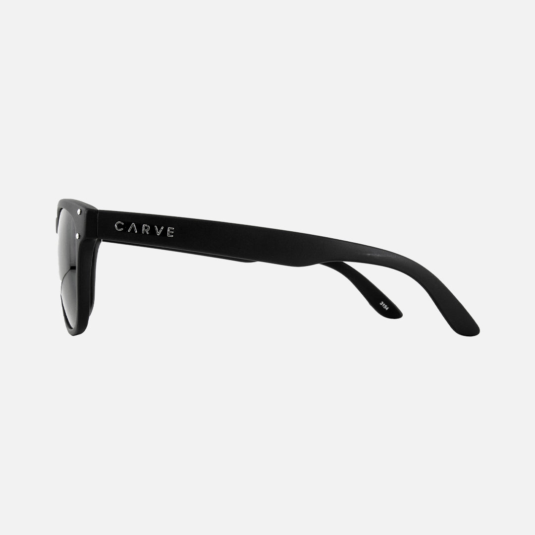 Bohemia - Floating Matte Black Frame Gray Injected Polarized Lens