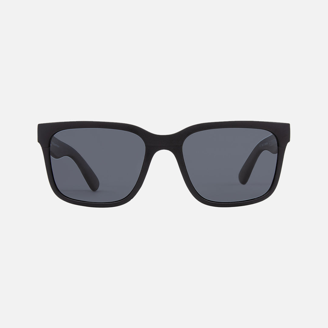 Rivals - Floating Matte Black Frame Gray Injected Polarized Sunglasses