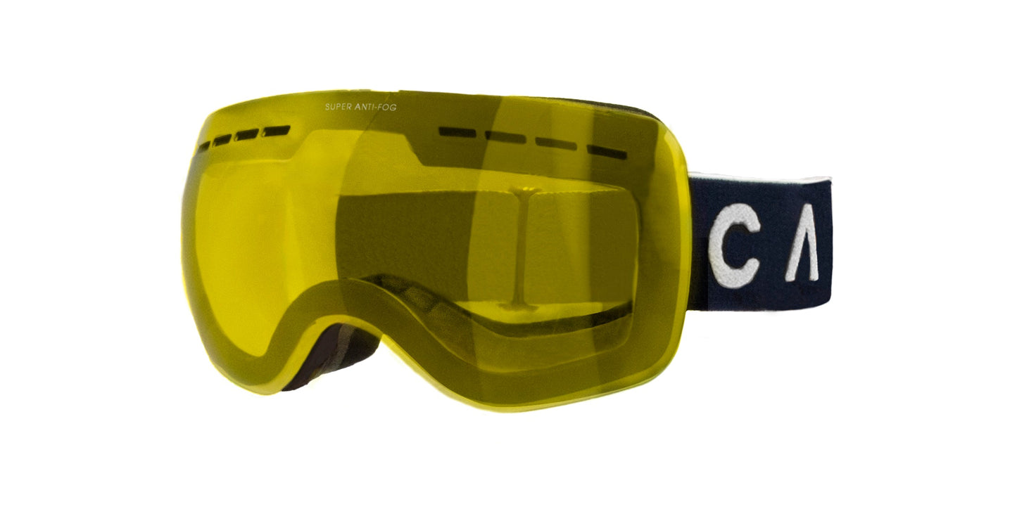 Titanium - Matt Black Frame, Yellow with Clear Flash Lens