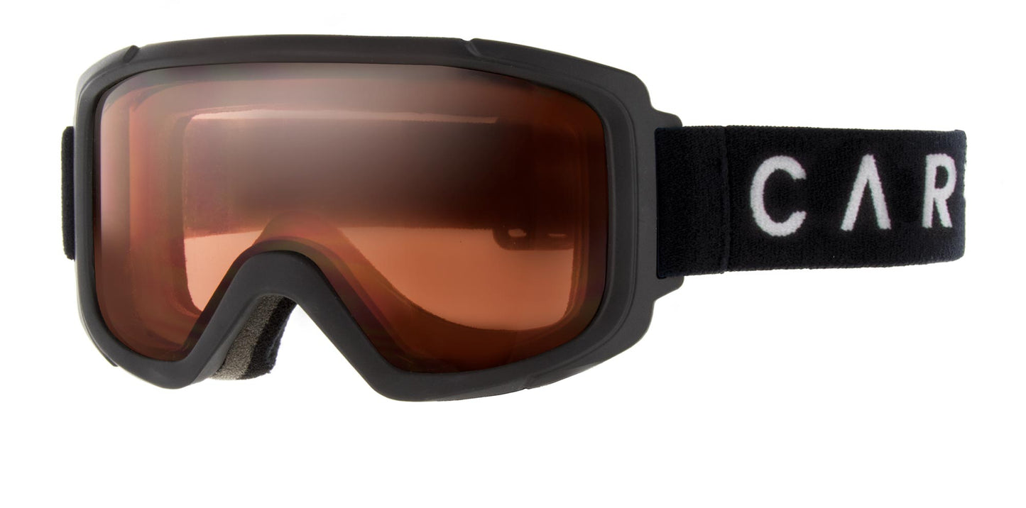 Glide - Matt Black Frame, Orange Lens