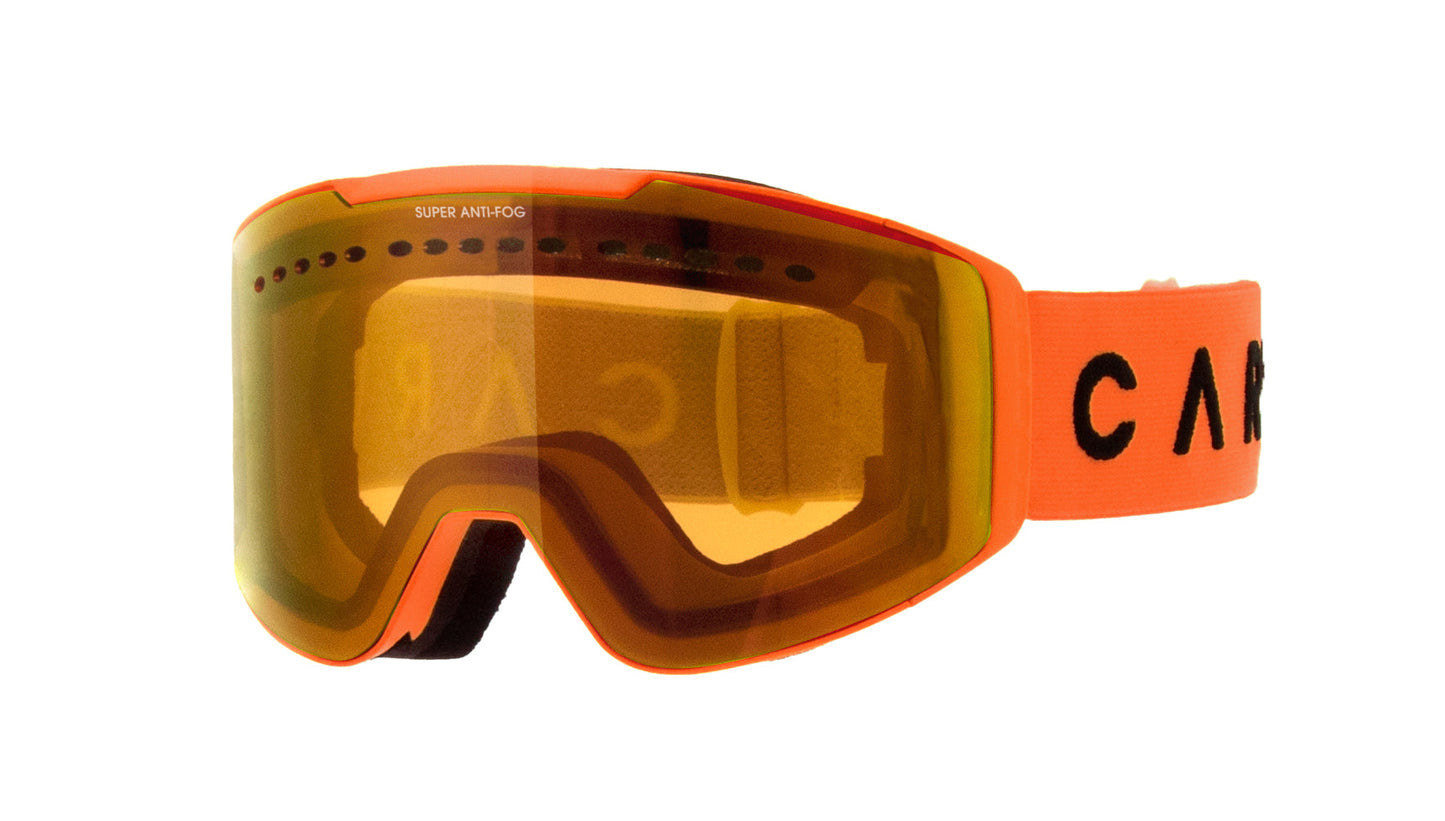 White Out - Matte Orange w/ Red Iridium Lens