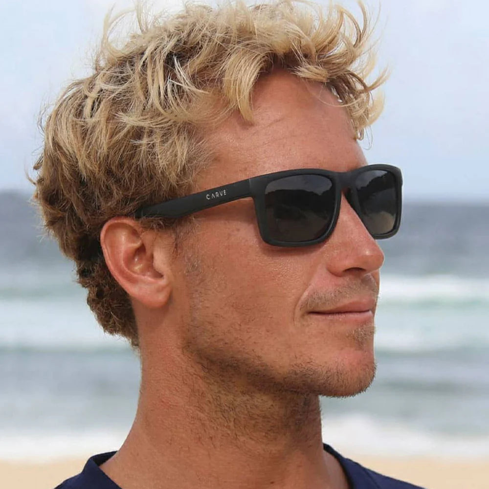 Goblin - Recycled Matte Black with Gray Injected Polarized Lens