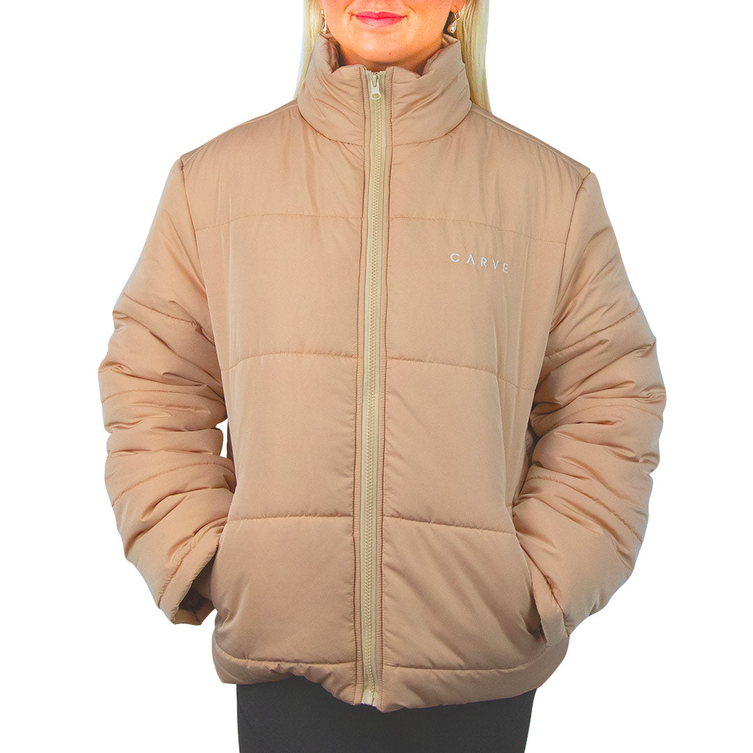 Aspen - Girl's Puffer Jacket - Nude