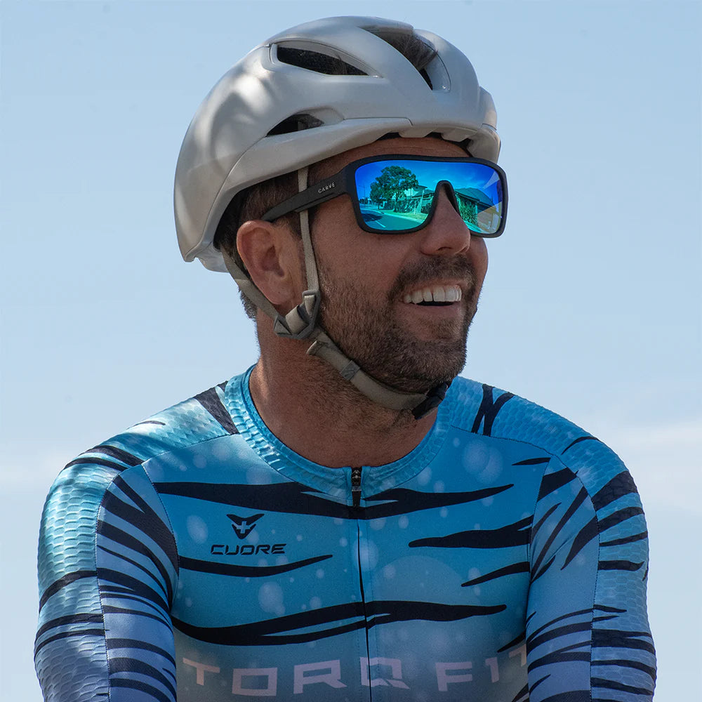 Anchor Beard - Matte Black with Blue Iridium Polarized Lens