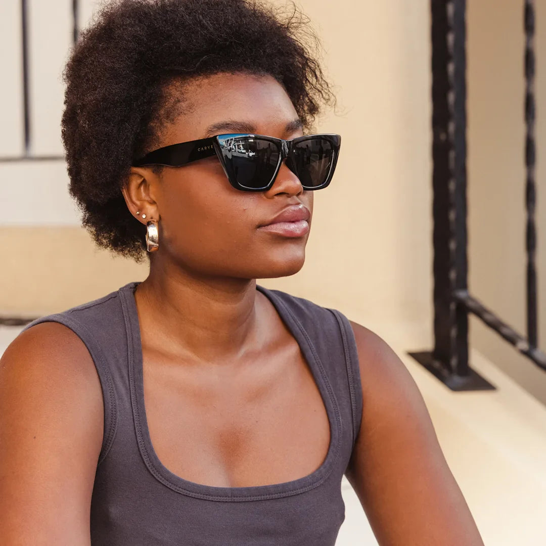 York - Gloss Black with Gray Lens