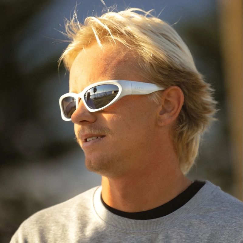 Kubix - Gloss Silver Frame with Gray Mirrored Lens