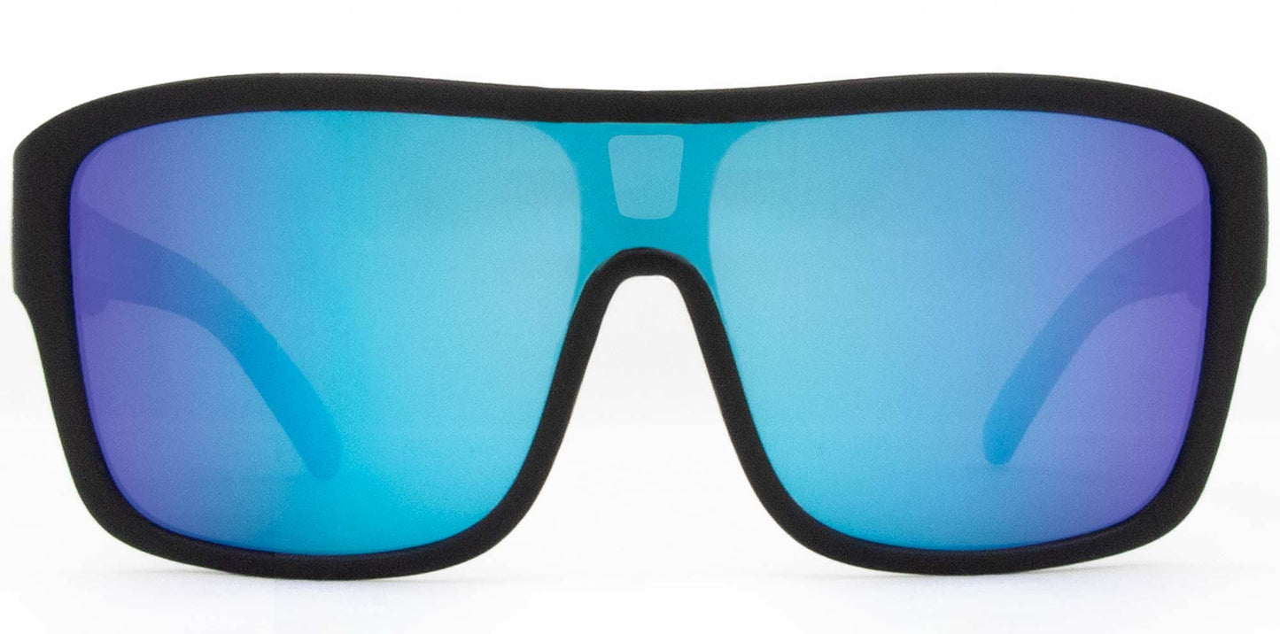 Anchor Beard - Matt Black Blue Iridium Polarized Lens