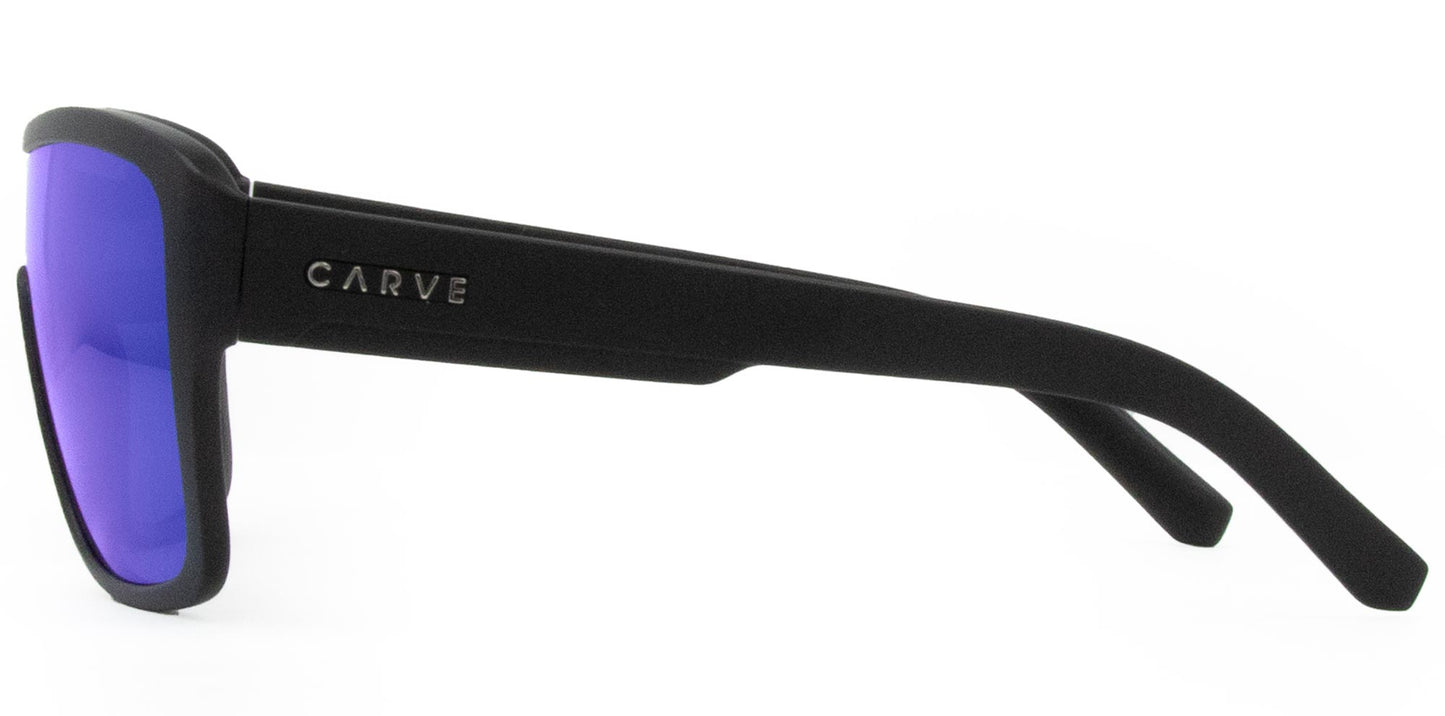 Anchor Beard - Matt Black Blue Iridium Polarized Lens