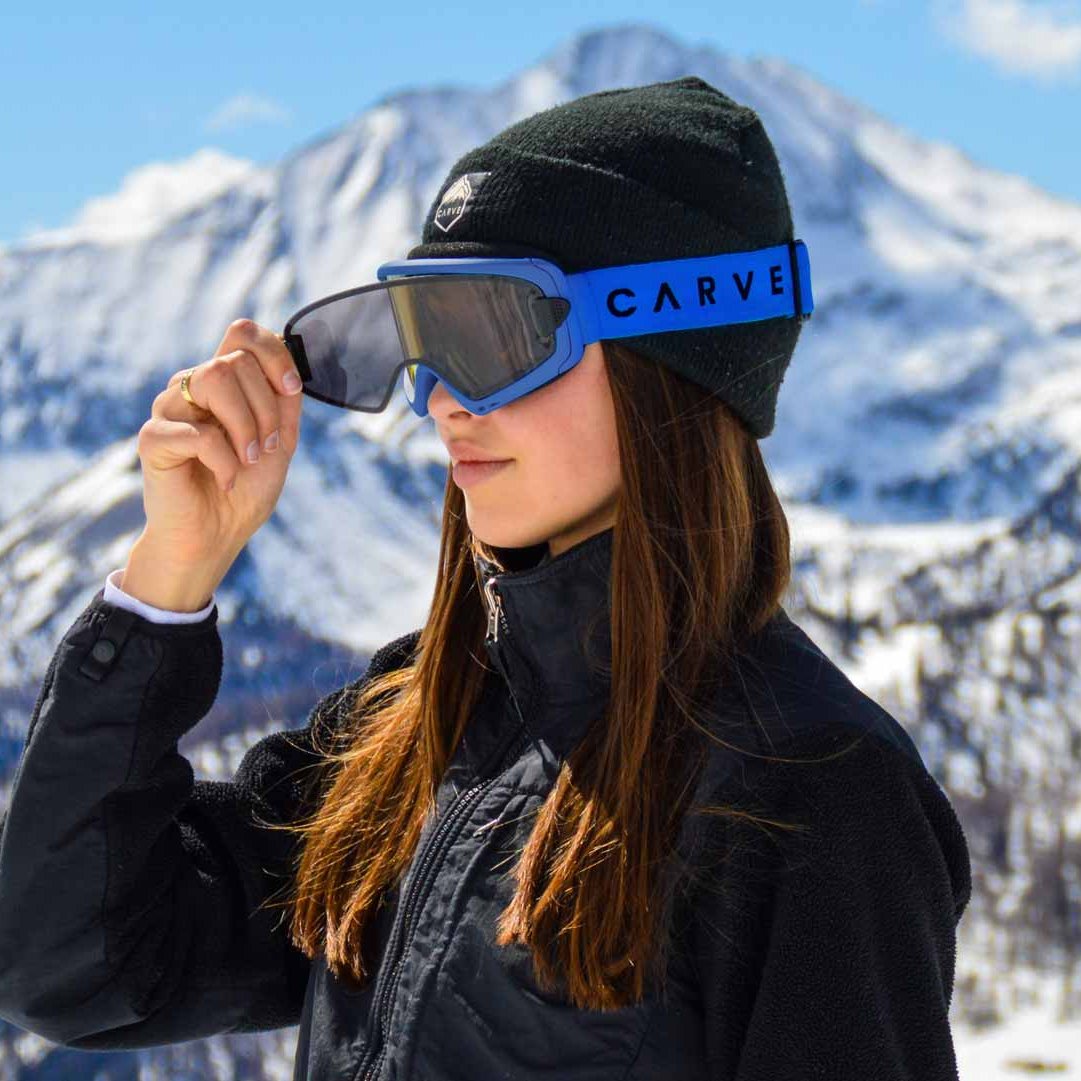 Clingon - Matt Blue Frame, Yellow Clear Flash Coating Lens & Grey Magnetic Overlay