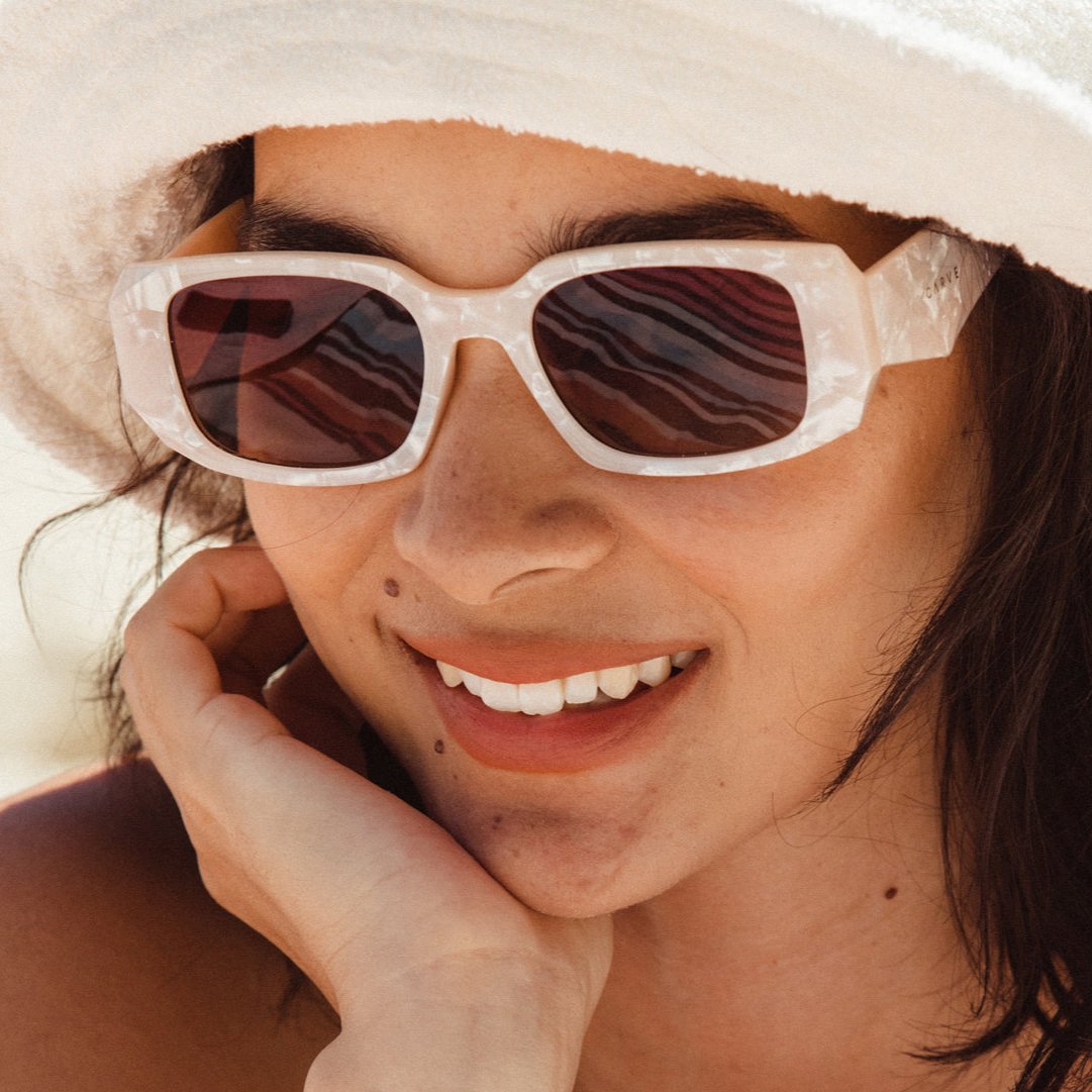 Milan - Creamy Quartz with Brown Gradient Lens