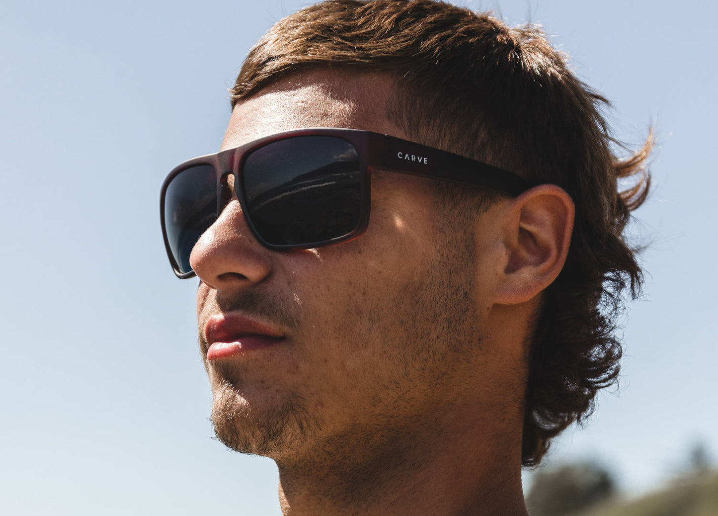 Vendetta ♻️ - Recycled Matt Translucent Brick Frame Brown Polarized Lens