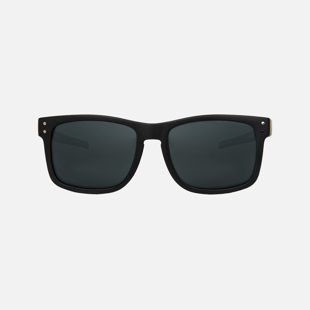 Smoko - Safety Matte Black Frame - Gray Polarized Lens