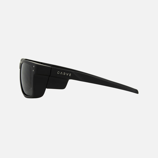 Smoko - Safety Matte Black Frame - Gray Polarized Lens