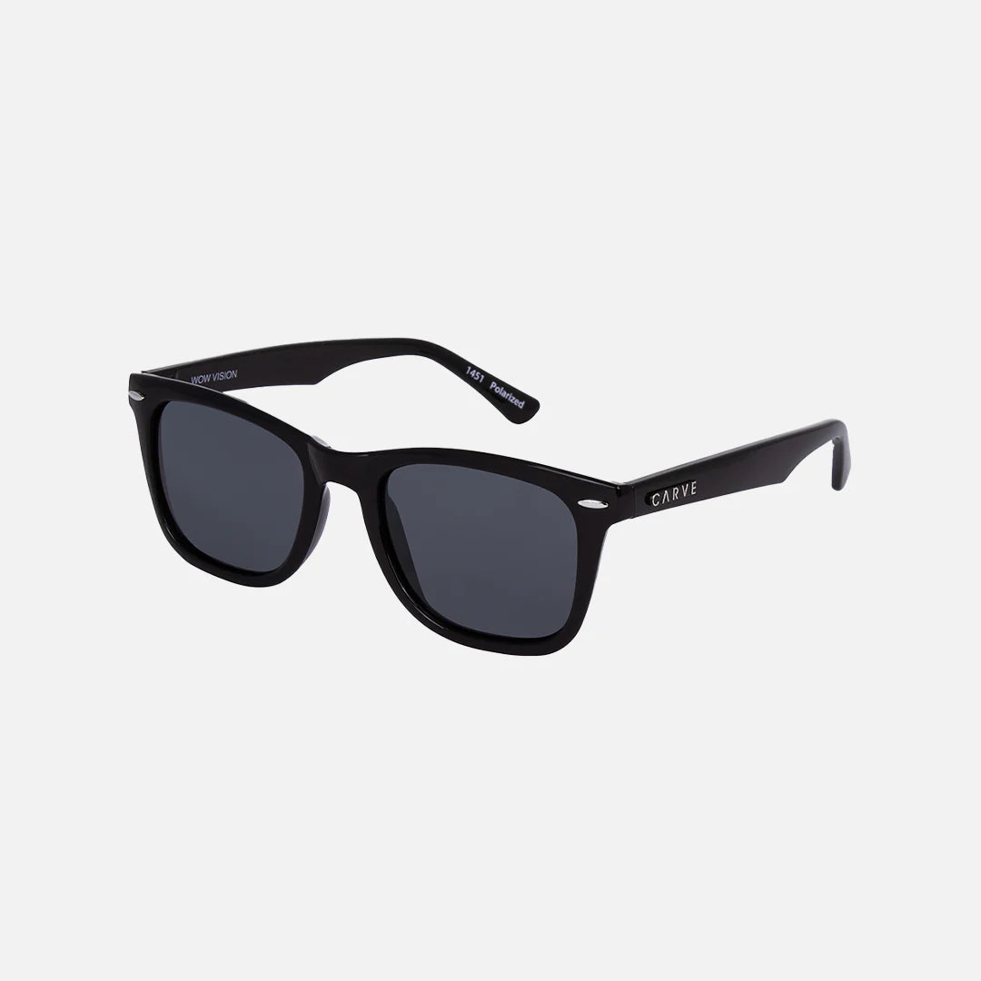 Wow Vision - Gloss Black with Gray Injected Polarized Lens
