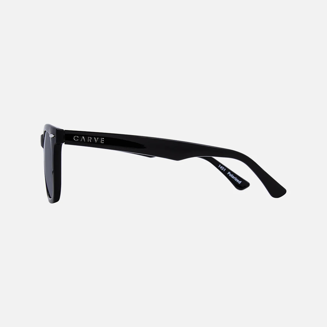 Wow Vision - Gloss Black Frame Gray Injected Polarized Lens