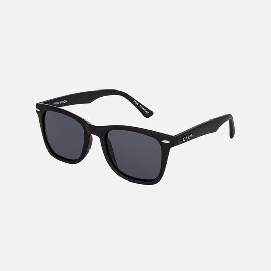 Wow Vision - Polarized Matte Black Frame Sunglasses