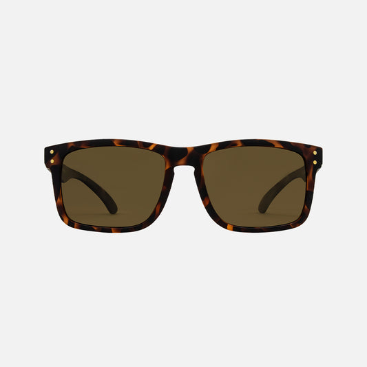 Goblin - Matte Black Blue Tort Frame Brown Injected Polarized Lens