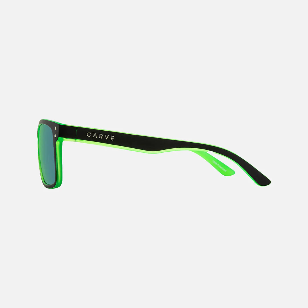 Goblin - Matte Black / Green with Green Polarized Iridium Lens