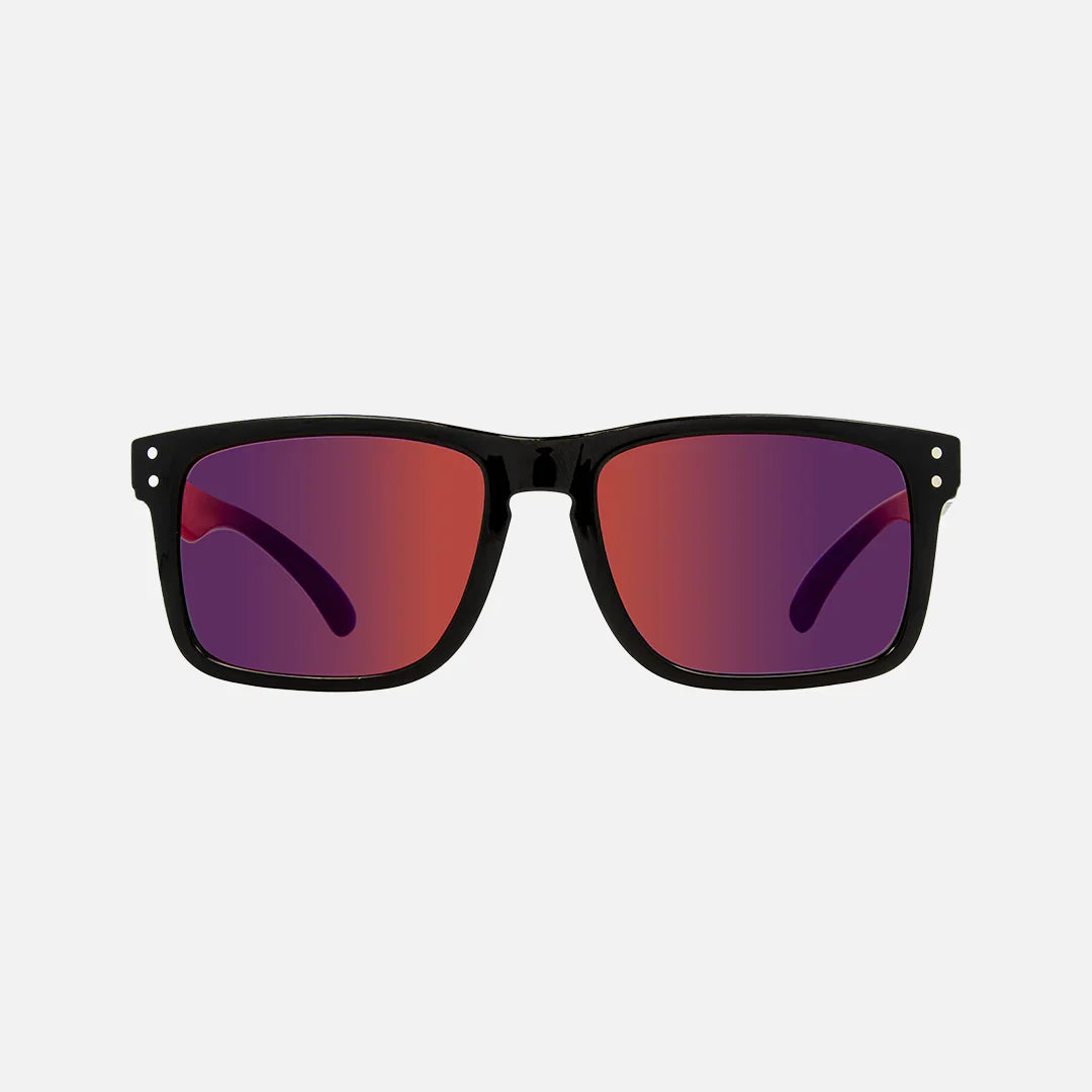Goblin - Gloss Black with Red Iridium Lens