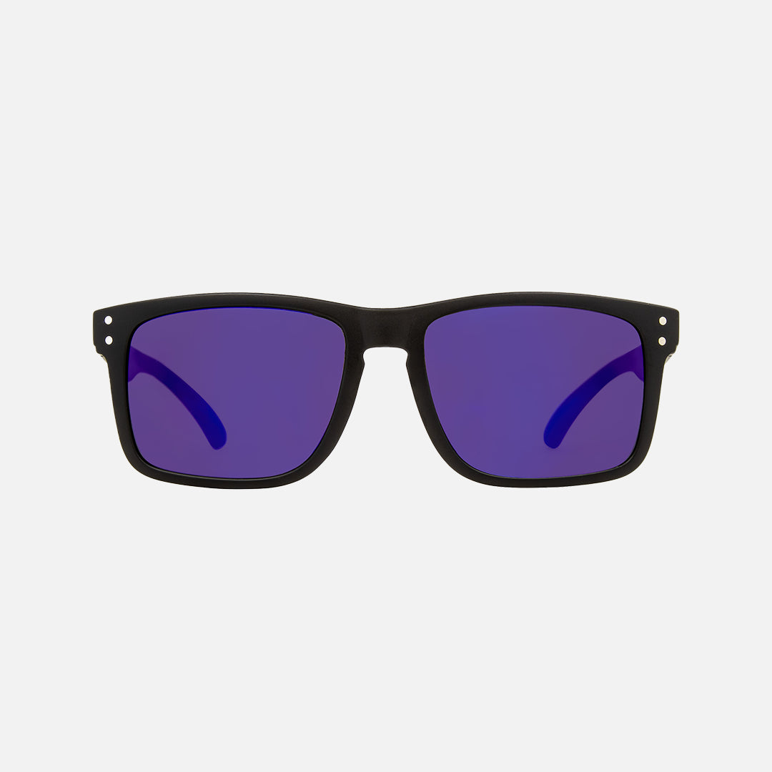 Goblin -  Matte Black Frame Purple Iridium Lens