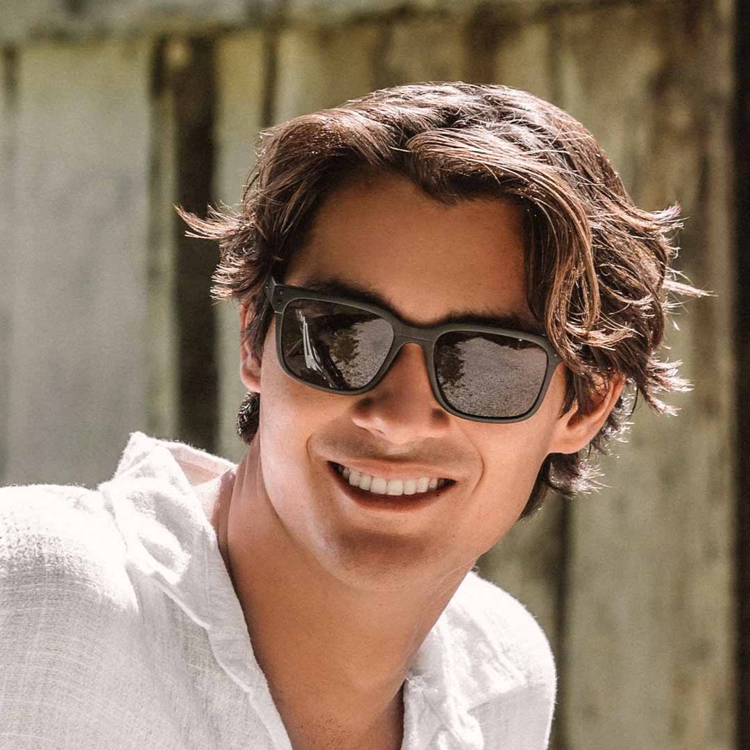 Rivals - Matte Black with Gray Lens