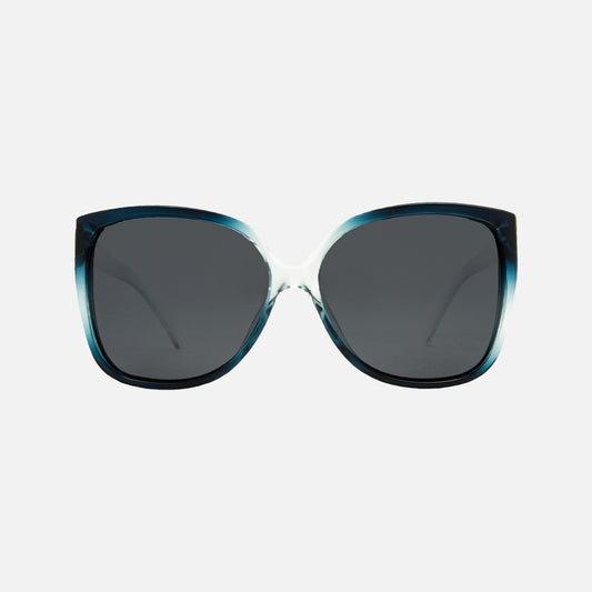 Sheree - Polarized Gloss Navy / Clear Frame Sunglasses