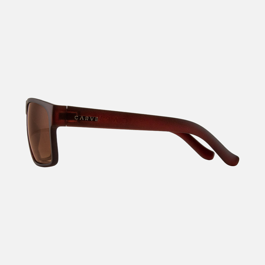 Vendetta - Matte Translucent Brick Recycled Frame Brown Polarized Lens