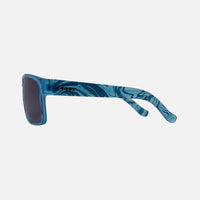 Vendetta - Gloss Translucent Blue swirl Frame Gray Injected Polarized Lens