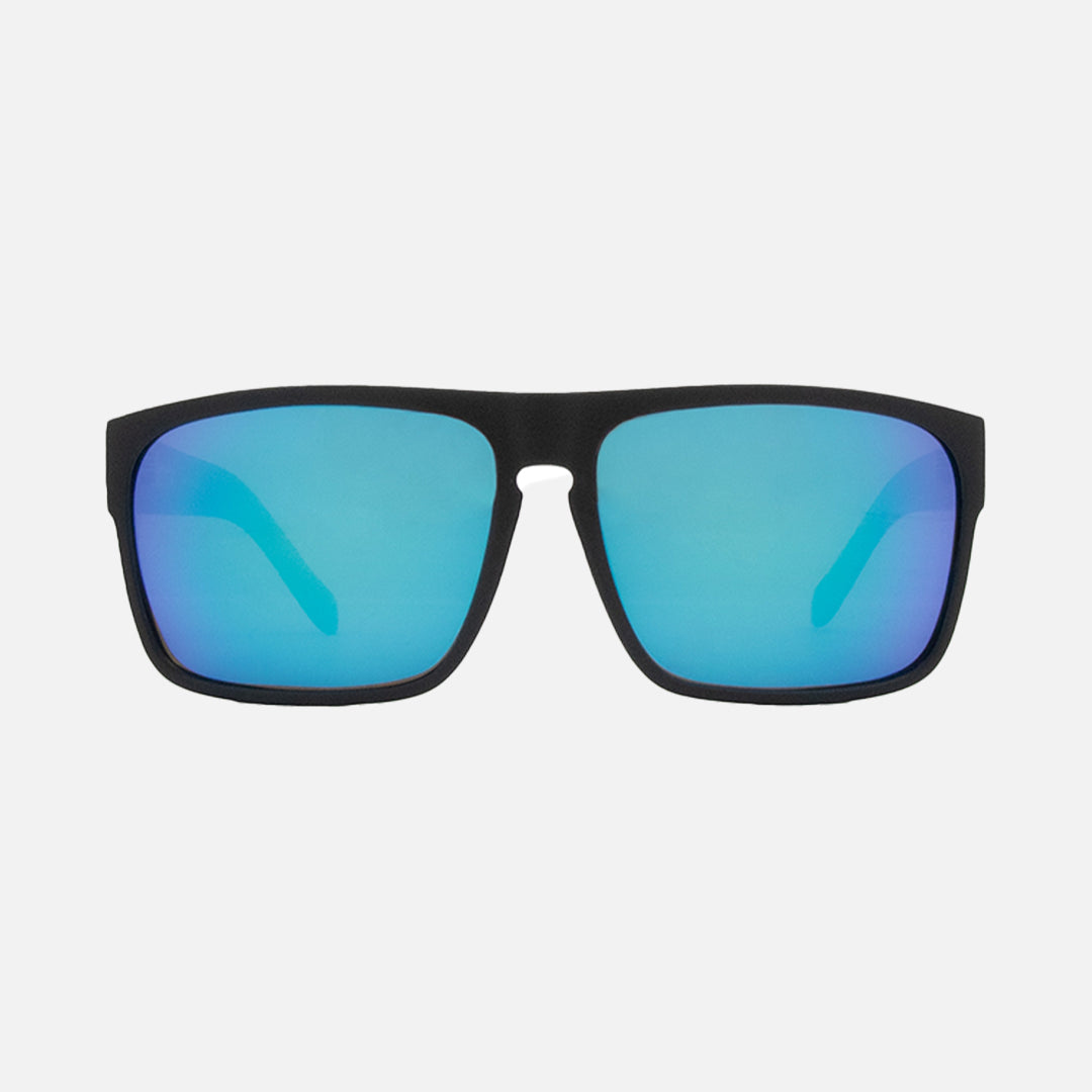 Vendetta - Matte Black Gray Frame Injected Polarized Blue Iridium Lens