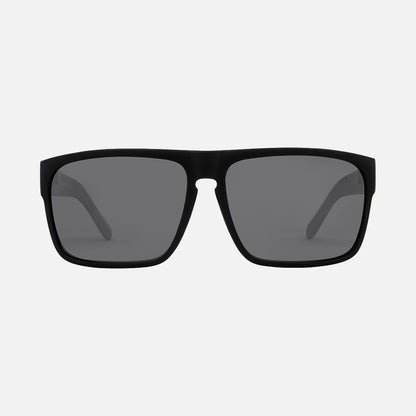 Vendetta - Matte Black Frame Gray Injected Polarized Silver Iridium Lens