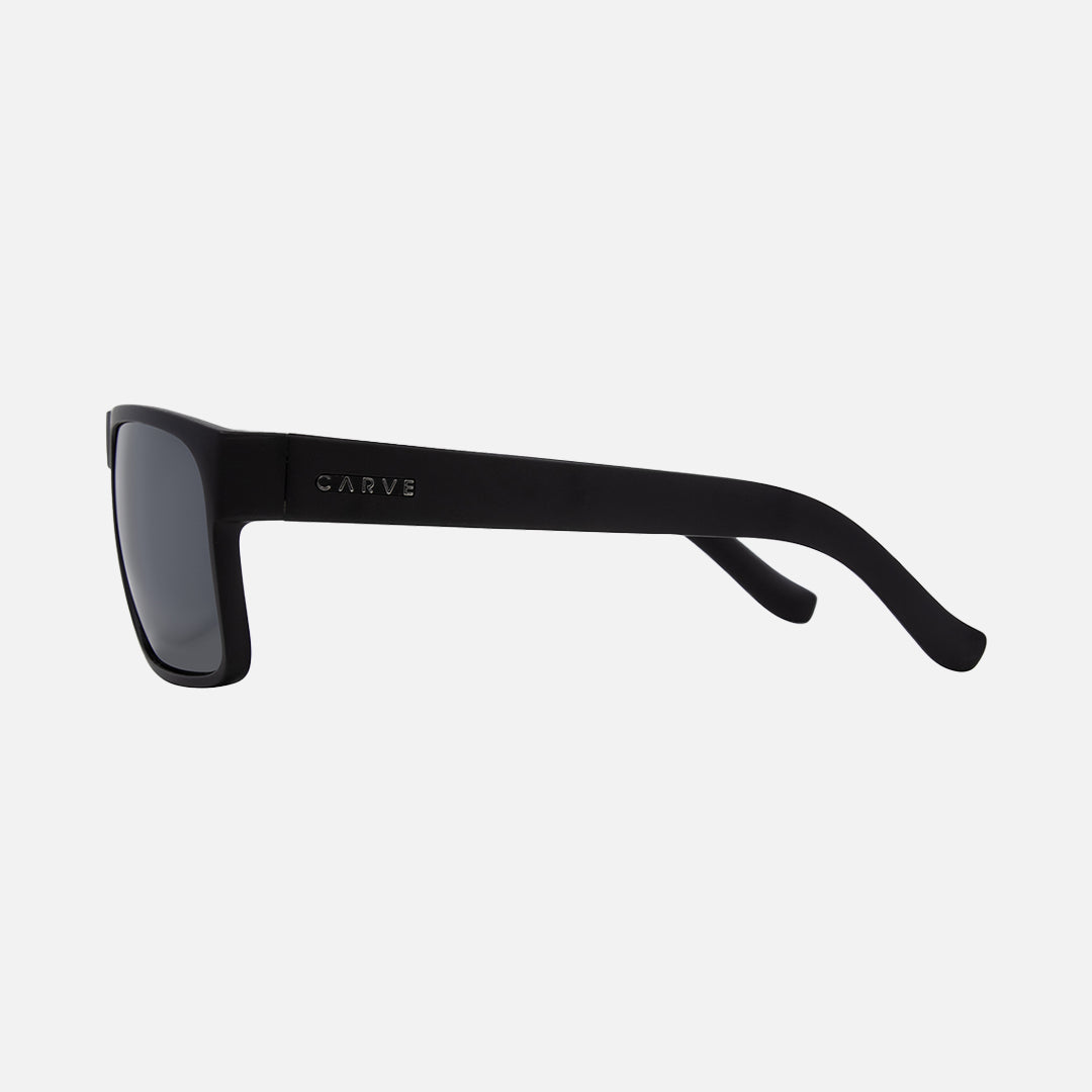 Vendetta - Matte Black Frame Gray Injected Polarized Silver Iridium Lens