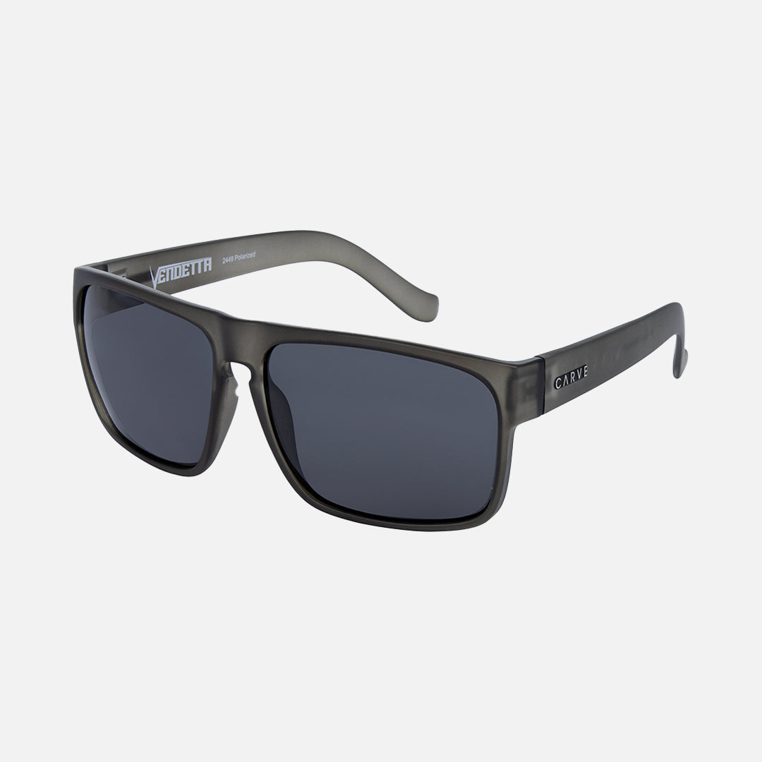 Vendetta - Gray Translucent Frame Gray Polarized Lens