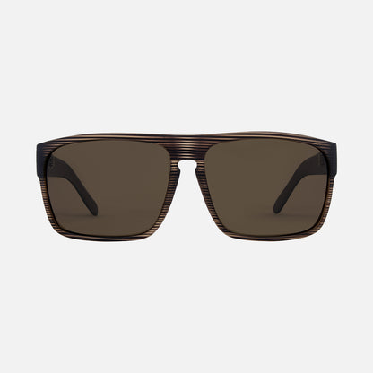 Vendetta - Matte Brown Streak frame Bronze Injected Polarized Lens