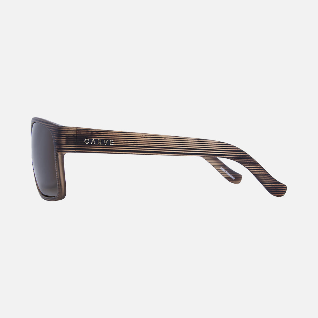 Vendetta - Matte Brown Streak frame Bronze Injected Polarized Lens