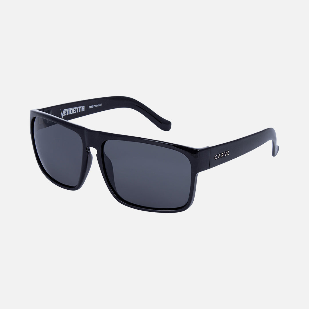 Vendetta - Gloss Black Frame Gray Polarized Lens