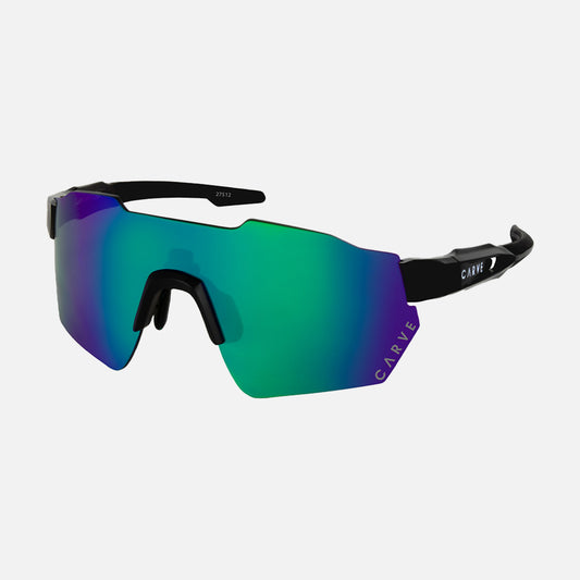 Level Up - Matt Black Green Frame Green Iridium Lens