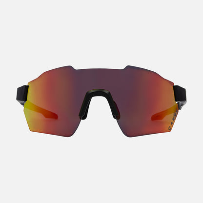 Level Up - Matt Black Grey Black Frame Red Iridium Lens