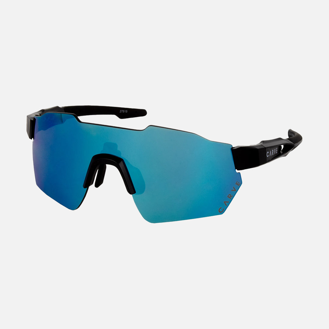 Level Up - Matt Black Grey Frame Blue White Iridium Lens