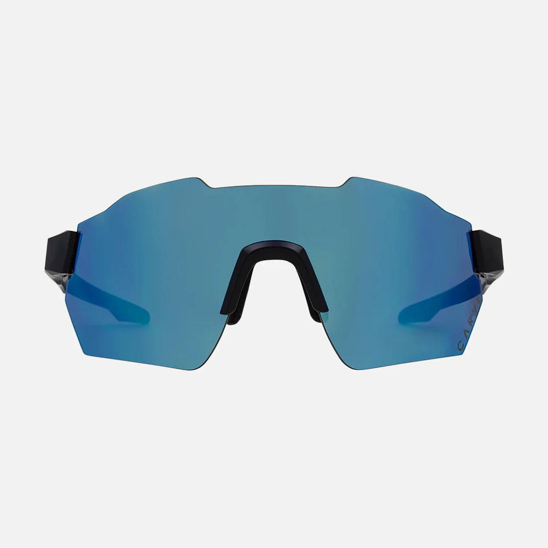 Level Up HD - Frame: Matte Black <br> Lens: Rose with External Blue Iridium
