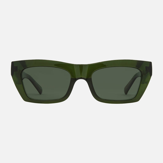 Solis - Crystal Moss Frame Green Injected Polarized Lens