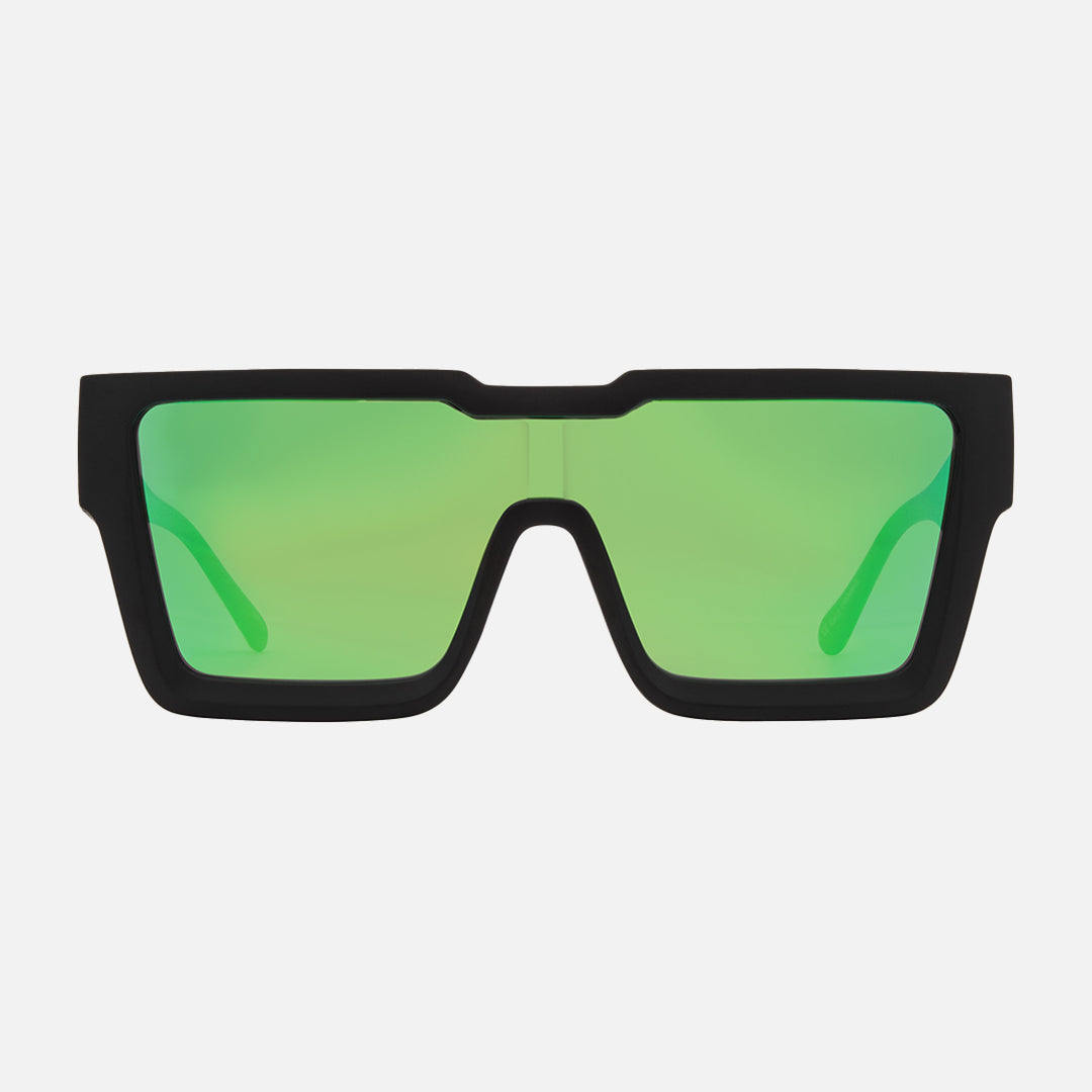 The Vegas -  Matt Black Grey Green Blue Iridium Lens