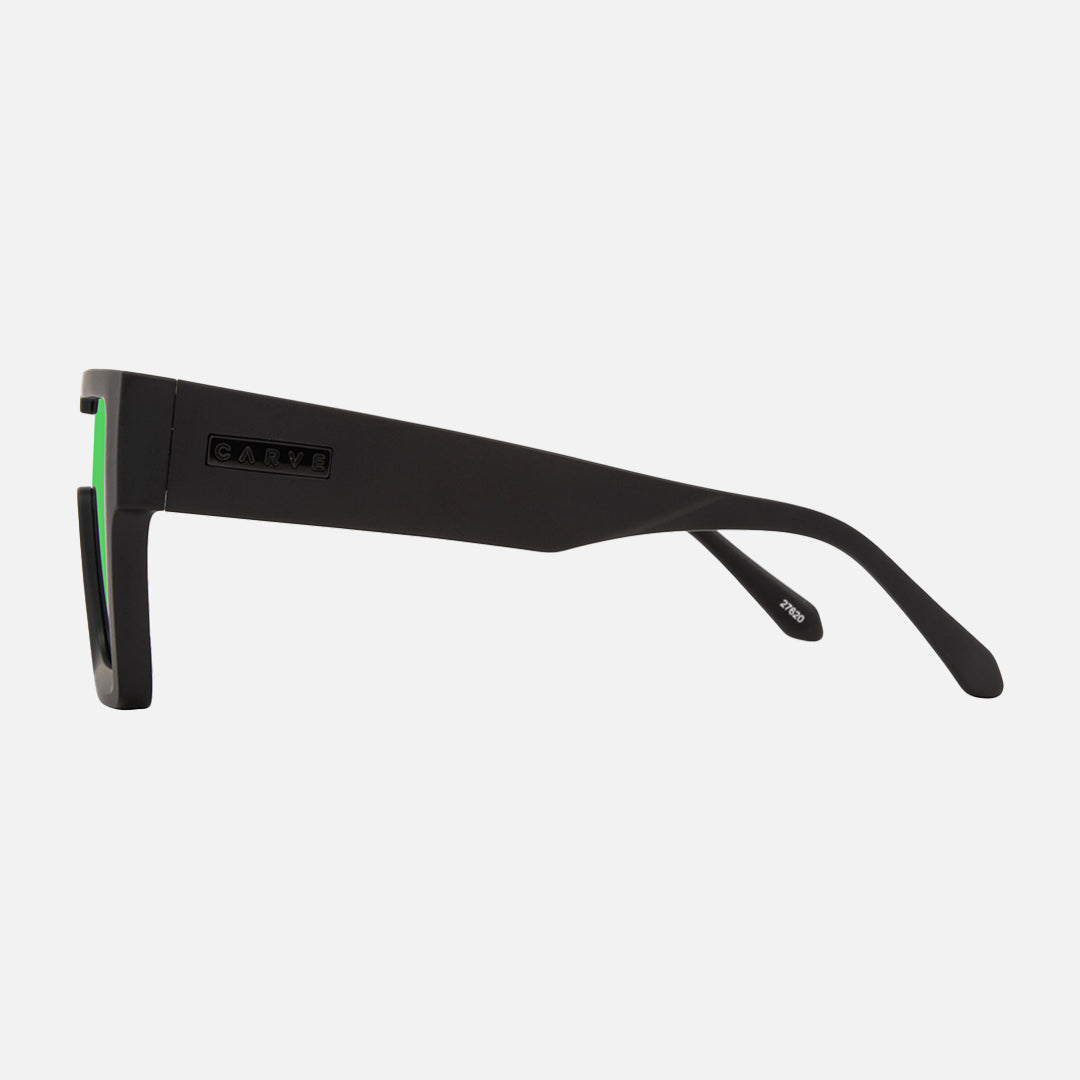 The Vegas -  Matt Black Grey Green Blue Iridium Lens