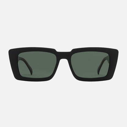 Ziggy - Matt Black Green Polarized Lens