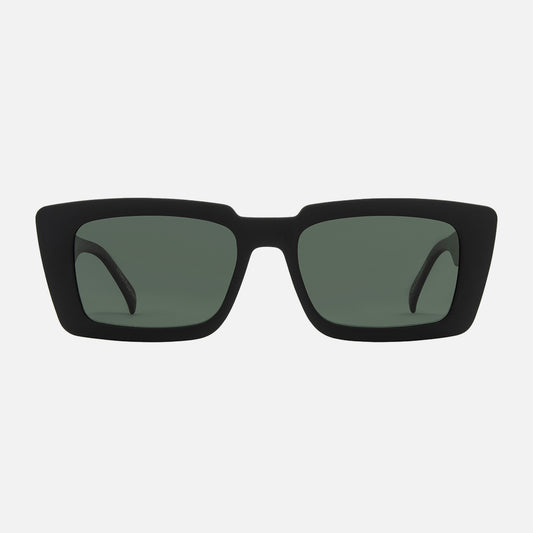 Ziggy - Matt Black Green Polarized Lens