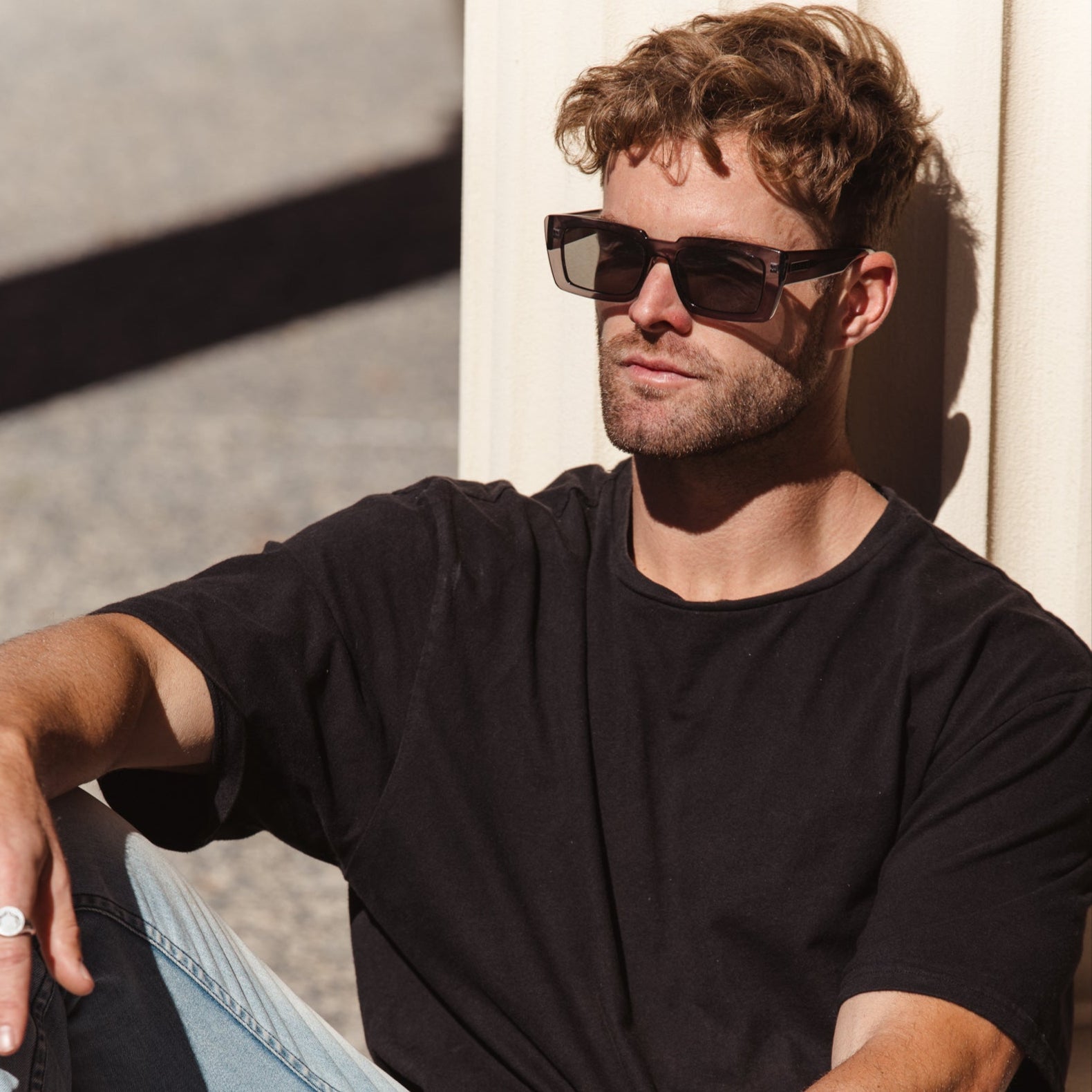 Ziggy - Crystal Olive Leaf Brown Gradient Lens