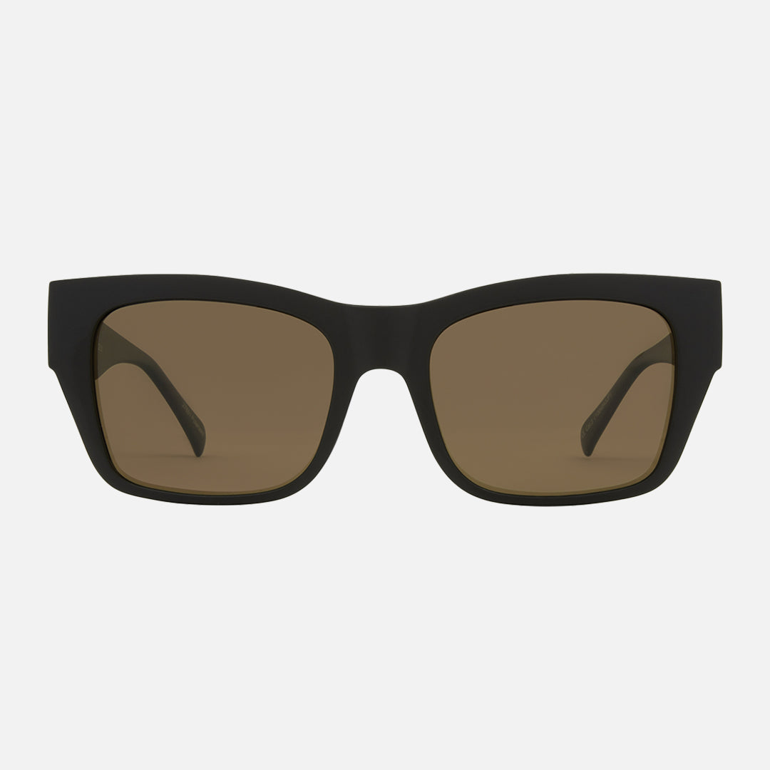 Zeus - Matte Black Frame Bronze Injected Polarized Lens